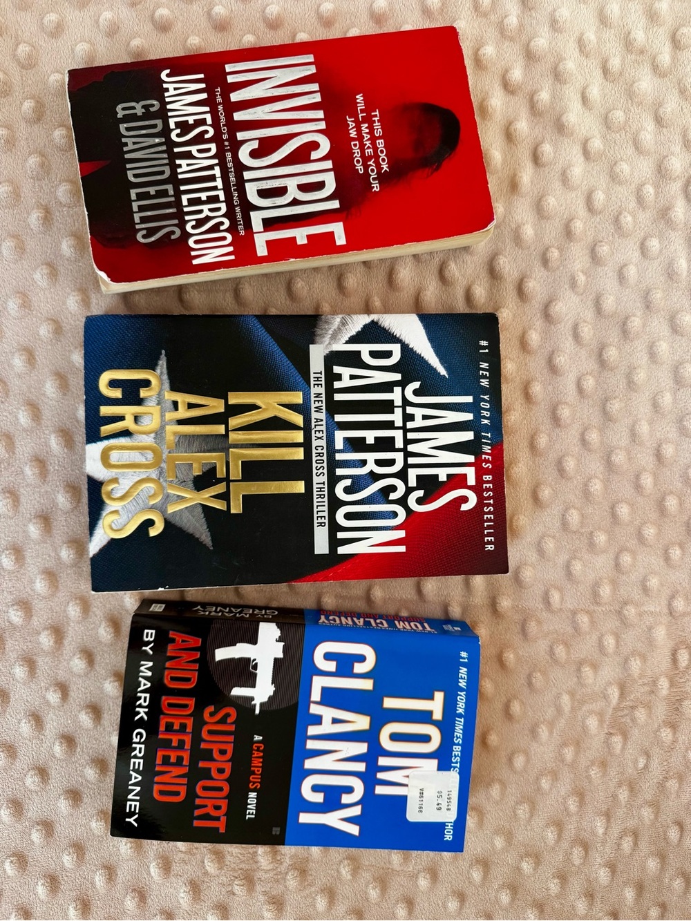 Set of 3 Thriller Paperbacks